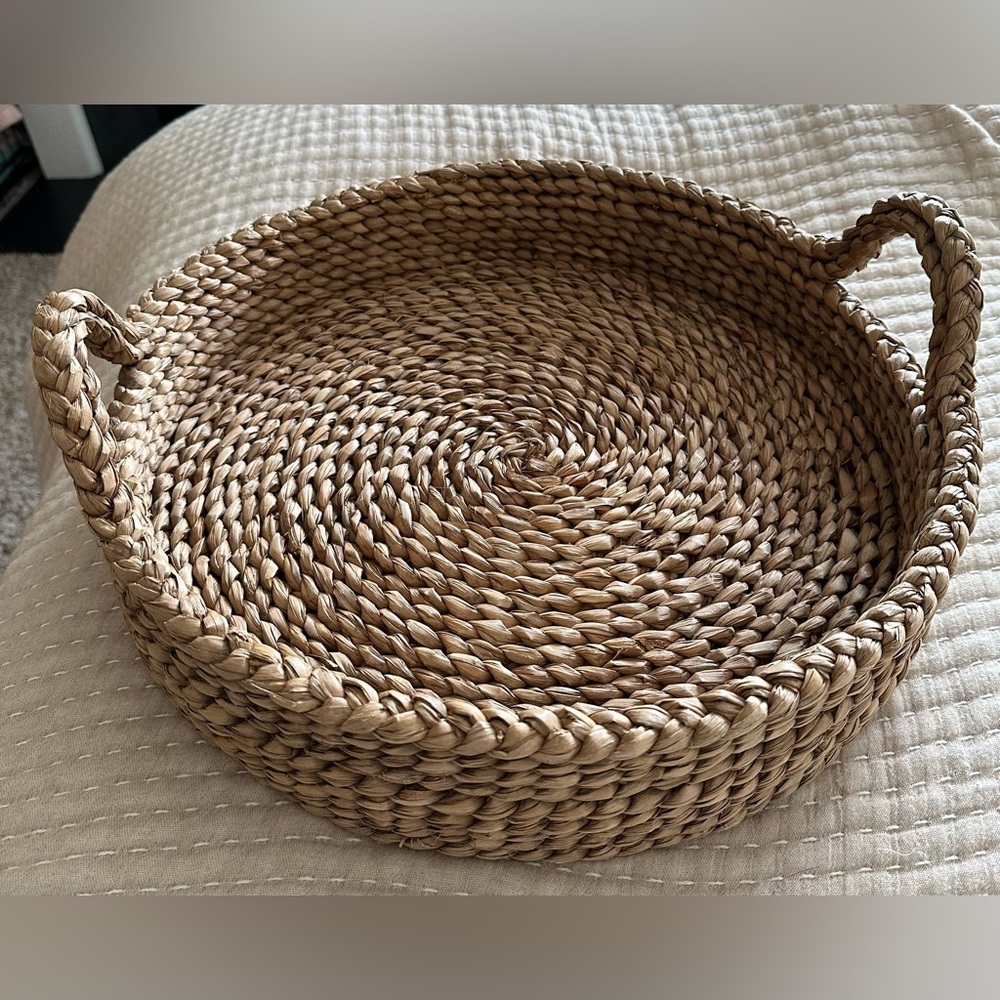 Crate and Barrel Handwoven Onslow Tray